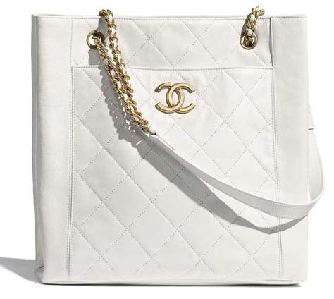 borse chanel dust bag bianca